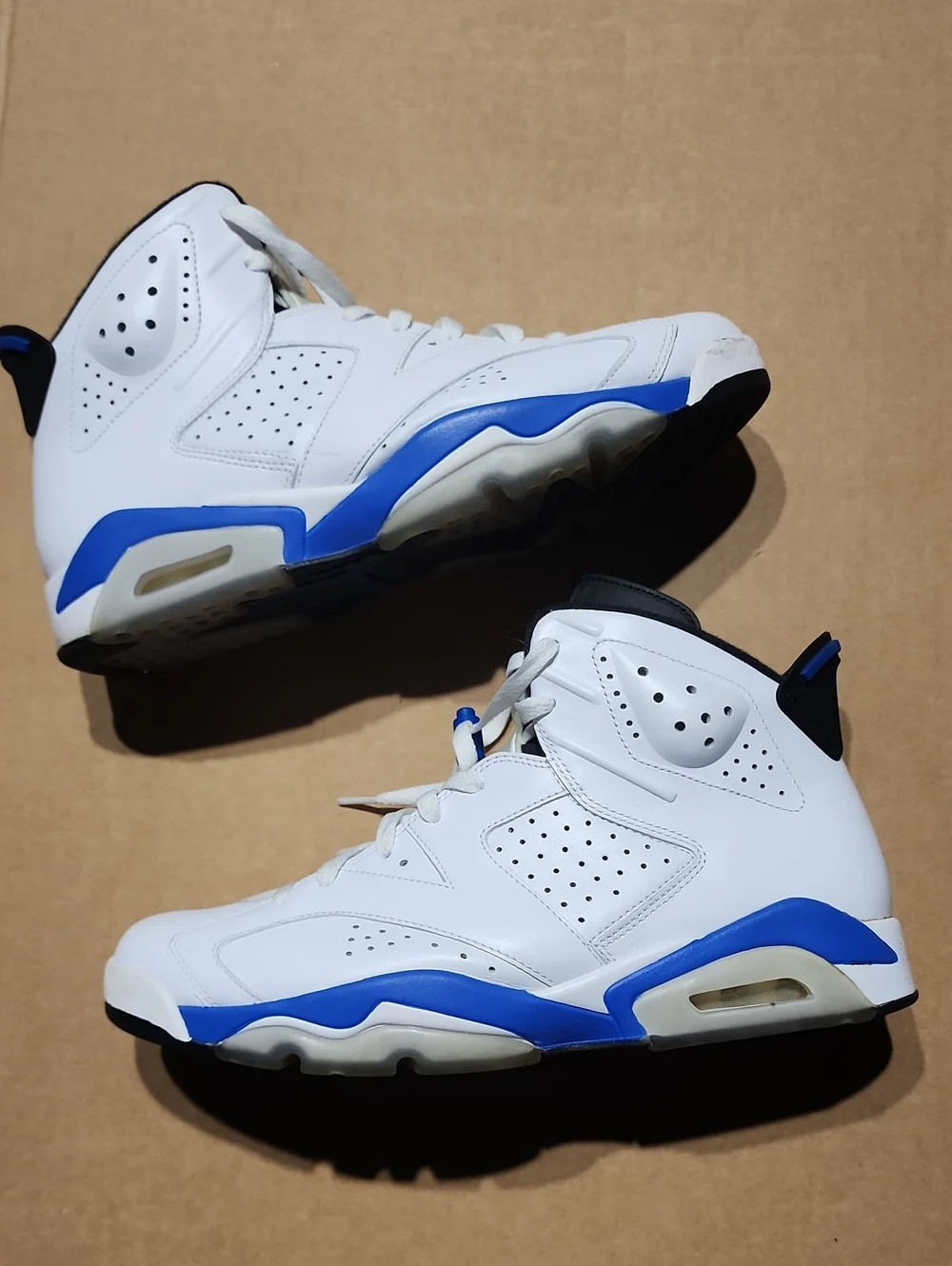 Air Jordan 6 Retro 2014 Sport Blue Sz 11.5